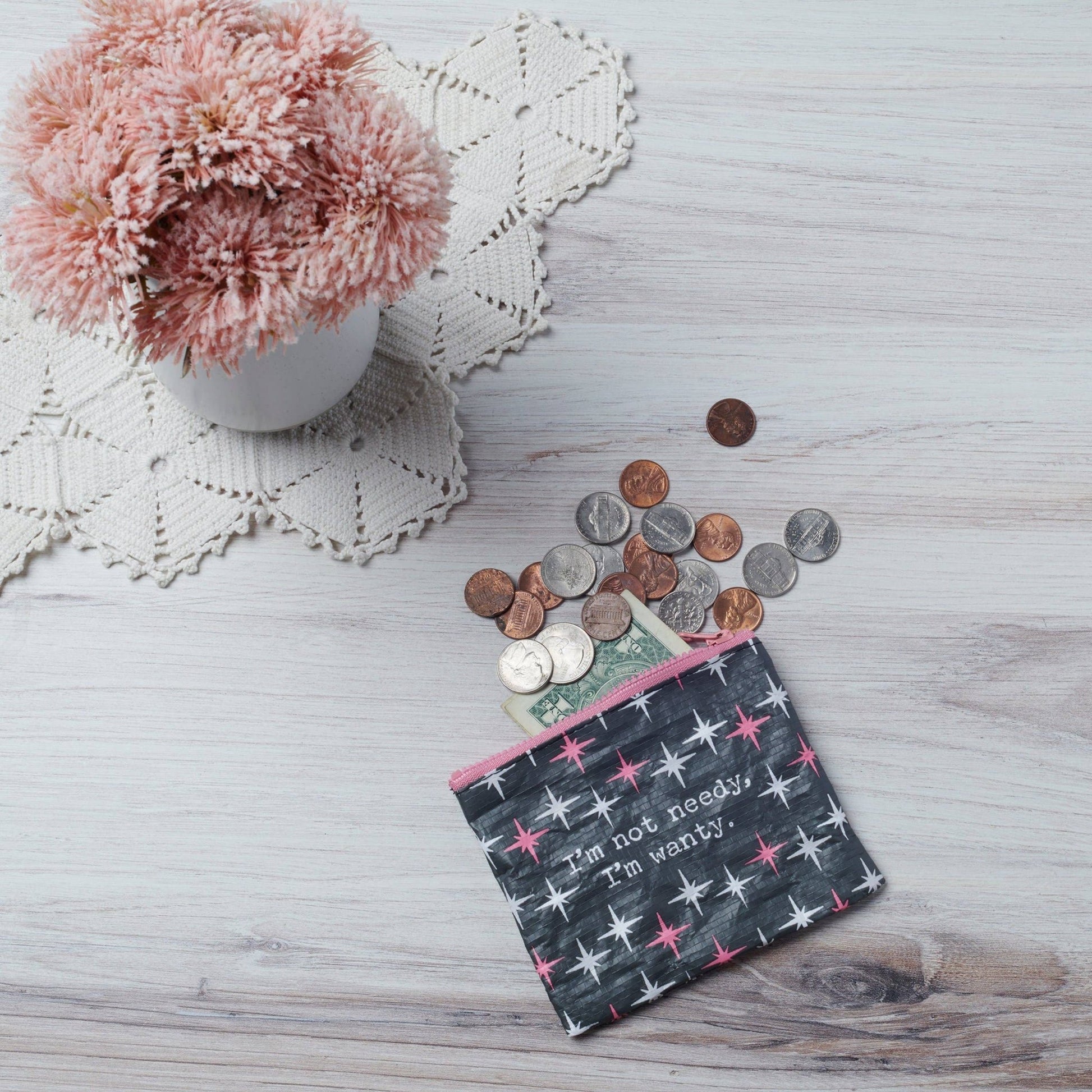 I'm Wanty Zipper Wallet - Texas Front Porch