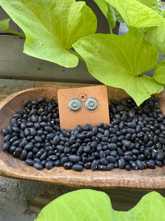 Juanita Genuine Turquoise Studs - Texas Front Porch