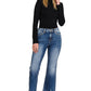 Kick Crop Flare Denim Jeans - Texas Front Porch