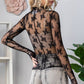 Lace Long Sleeve See Through Top - Texas Front Porch