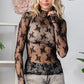 Lace Long Sleeve See Through Top - Texas Front Porch