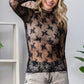 Lace Long Sleeve See Through Top - Texas Front Porch