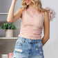 Lace Sleeveless See Through Top - Texas Front Porch