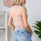Lace Sleeveless See Through Top - Texas Front Porch