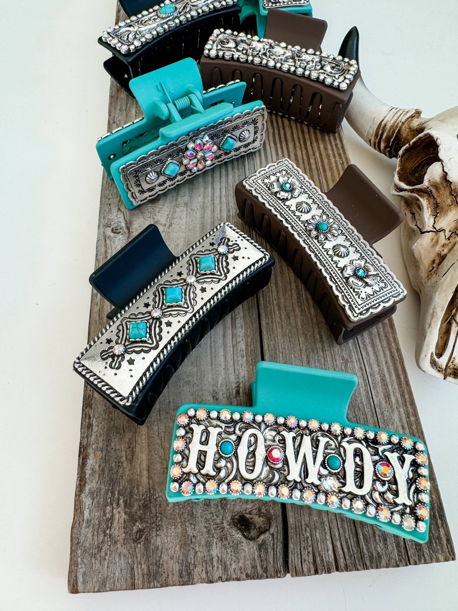 Large Western Hair Clip Claw - Texas Front Porch