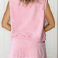 Light Pink Mineral Wash Tank Top Skirt Set - Texas Front Porch