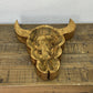 Longhorn Skull Dough Bowl, Handmade, Farmhouse Decor - Texas Front Porch