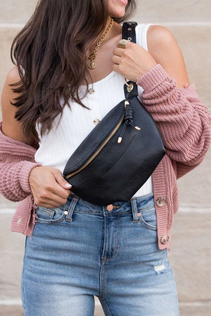 Luxe Convertible Sling Belt Bum Bag - Texas Front Porch