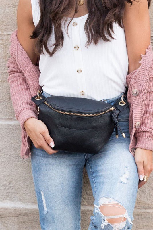 Luxe Convertible Sling Belt Bum Bag - Texas Front Porch