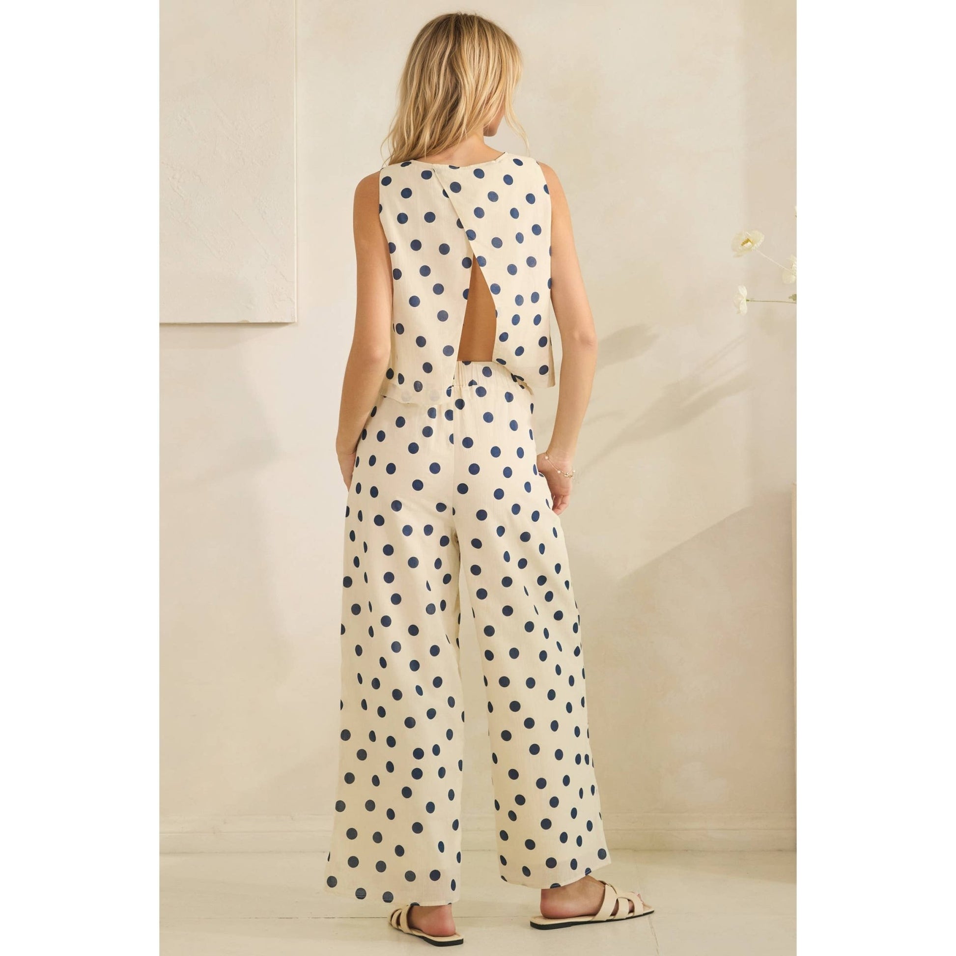 Ocean Breeze Polka Dot Set - Texas Front Porch