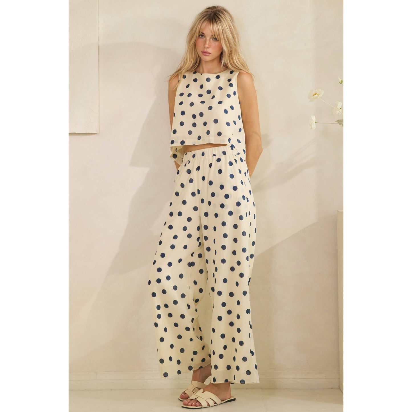 Ocean Breeze Polka Dot Set - Texas Front Porch