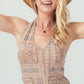 Paisley Scoop Neck Halter Top - Texas Front Porch