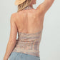 Paisley Scoop Neck Halter Top - Texas Front Porch