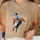 Parchment Western Cowboy Sleeveless Sweater - Texas Front Porch