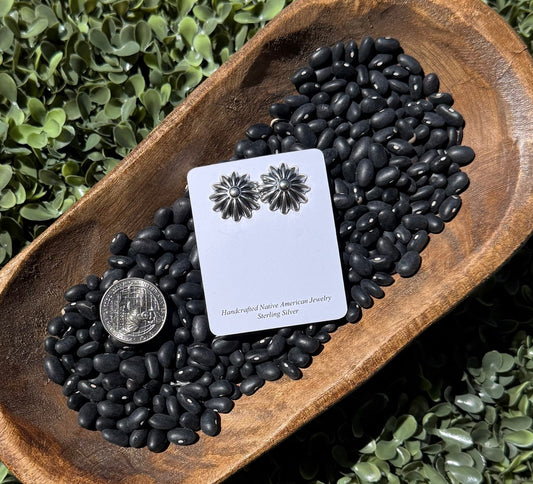 Silver Concho Earrings - Texas Front Porch