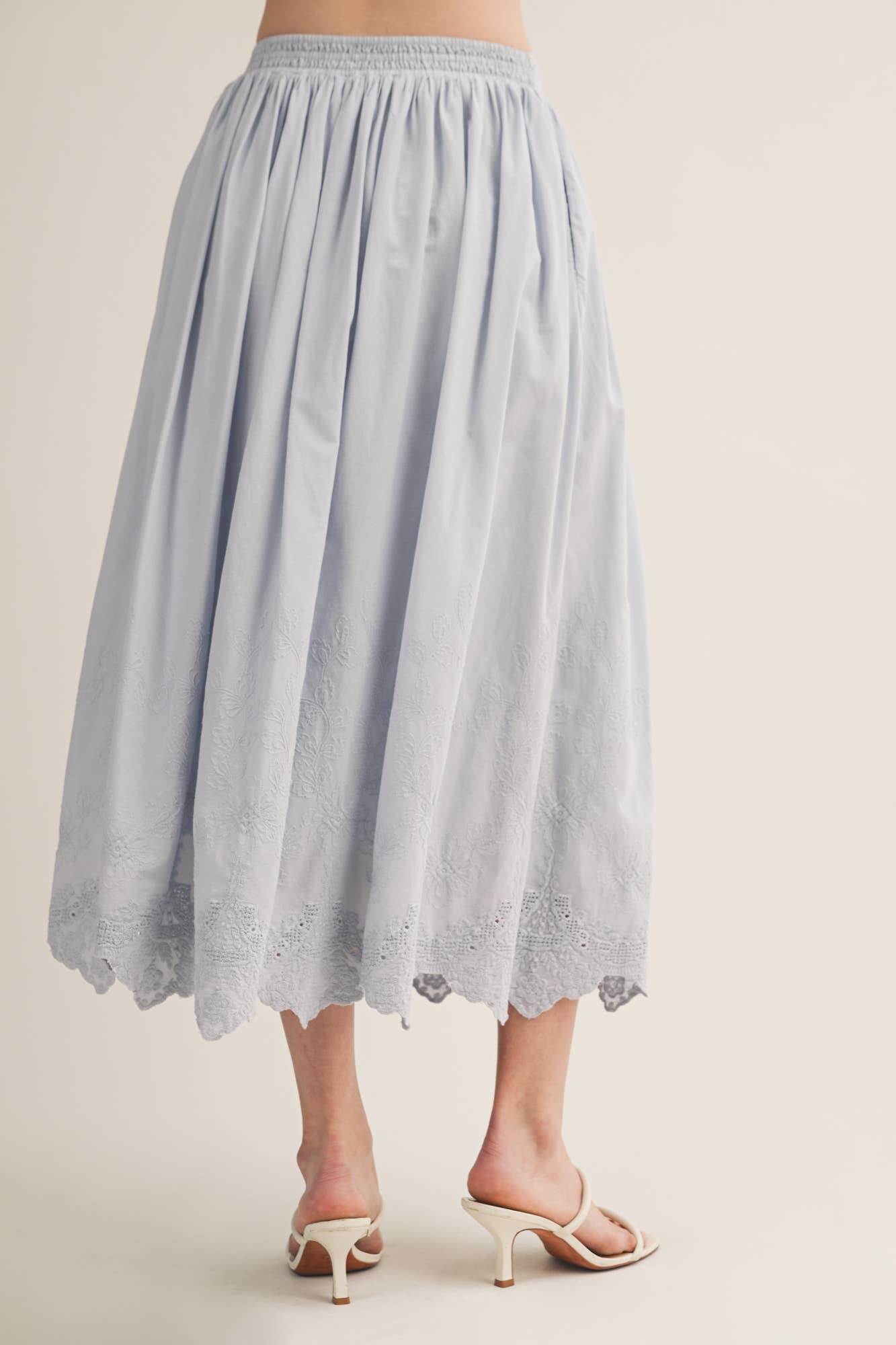 Skirt With Embroidery Detail - Texas Front Porch