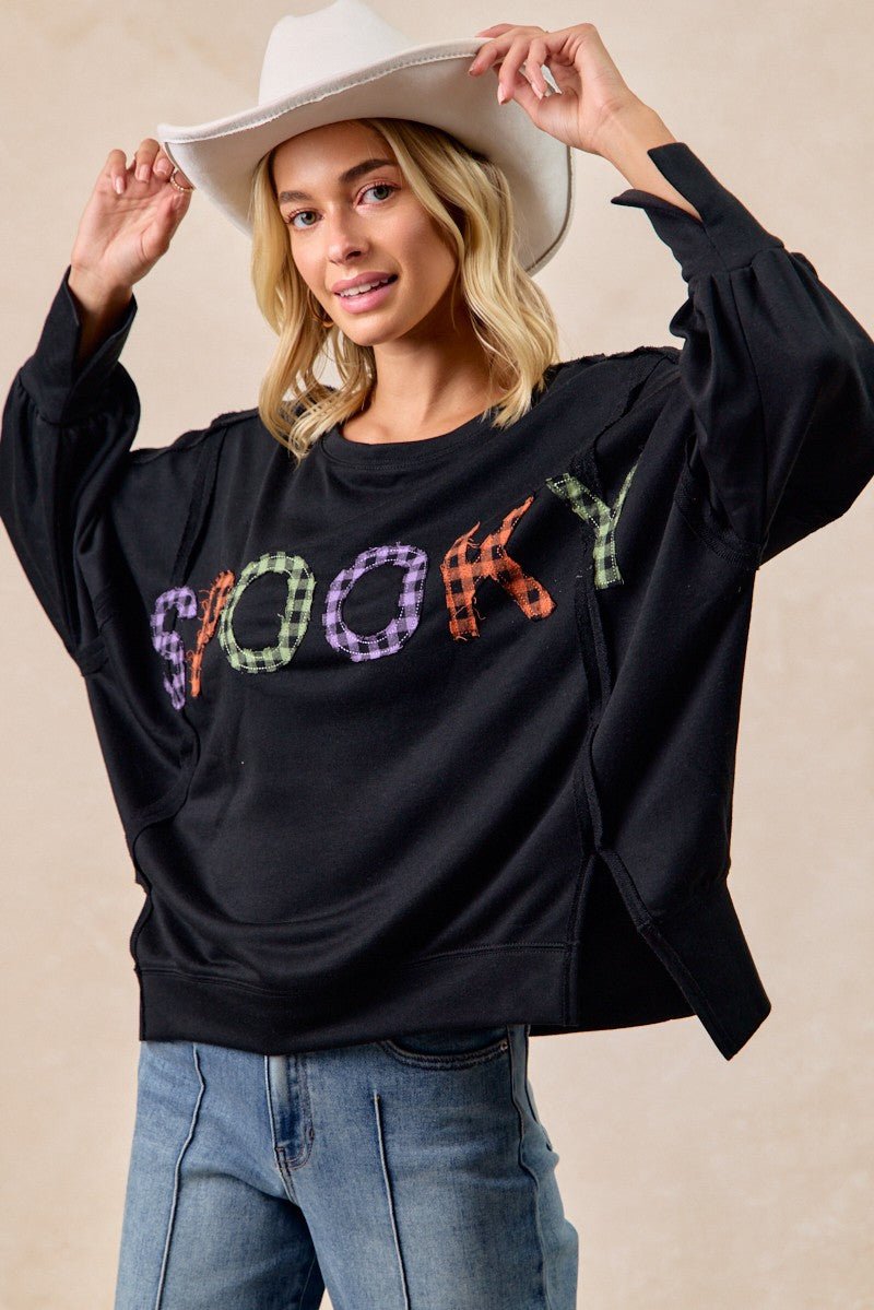 Spooky Letter Top - Texas Front Porch