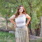 Studded Detailed Tank Top - Texas Front Porch