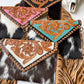 THE CASSIE - TOOLED crossbody Western Tooled Leather Cowhide - Texas Front Porch