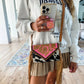 THE CASSIE - TOOLED crossbody Western Tooled Leather Cowhide - Texas Front Porch