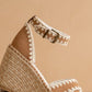 The Essie Espadrille Slide with Embroidered Straps - Texas Front Porch