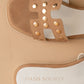 The Evelynne Studded H Band Slides - Texas Front Porch