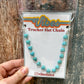 Turquoise Heart Trucker Chain | Hat Band | Hat Chain | Cap - Texas Front Porch