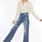 Ultra High Rise 90'S Wide Leg Flare - Texas Front Porch
