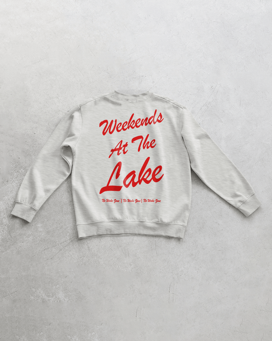 Weekends at the Lake, Summer Oversized 90's Sweatshirt - Texas Front Porch
