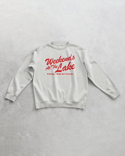 Weekends at the Lake, Summer Oversized 90's Sweatshirt - Texas Front Porch