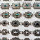 Western Concho Chain Belt – Vintage Silver Style - Texas Front Porch