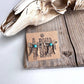 Western Coquette Bow Stone Stud Earrings - Texas Front Porch