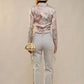 Western Motif Printed Bodysuit - Texas Front Porch