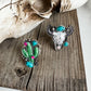 Western Pendant Adjustable Ring - CACTUS in STOCK - Texas Front Porch