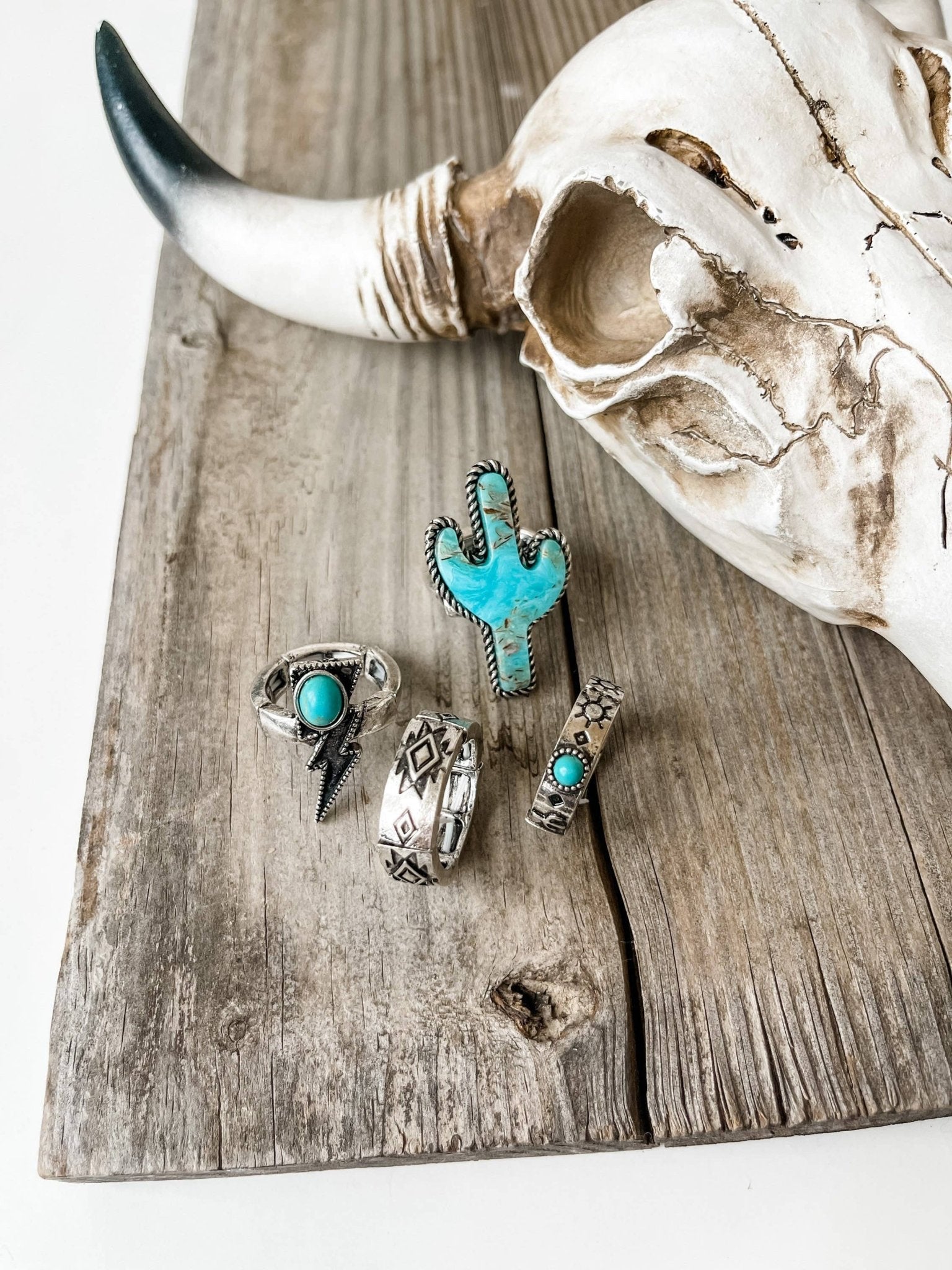 Western Ring Set - Adjustable Western Rings - Texas Front Porch