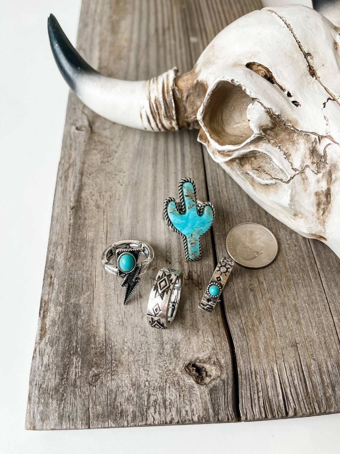 Western Ring Set - Adjustable Western Rings - Texas Front Porch
