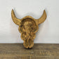 Longhorn Skull Dough Bowl, Handmade, Farmhouse Decor - Texas Front Porch