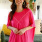 Loose Fit Contrast Seam Top - Texas Front Porch