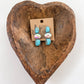 Western Glass Stone Post Earrings - Texas Front Porch