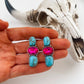 Western Glass Stone Post Earrings - Texas Front Porch