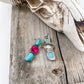 Western Glass Stone Post Earrings - Texas Front Porch